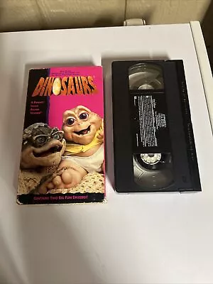 DINOSAURS Vintage VHS 1991 Dino Volume 4 Two Episodes Disney Jim Henson • $8