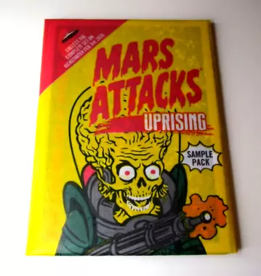 Mars Attacks Uprising 5 Card Promo Unopened Wax Pack SideKick Topps Sample New • $0.99