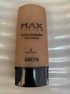 NEW Max Factor Lasting Performance Stay Put Makeup Foundation #9 Toasted Almond • $39.95