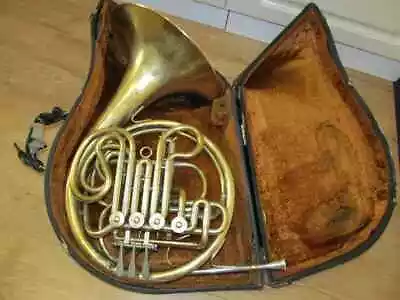 Vintage Brass Pipe French Horn Josef Lidl BRNO • $600