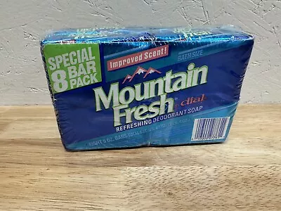 Vintage Dial 5oz Deodorant Bar Soap NOS MOUNTAIN FRESH 8 Pack • $29.99