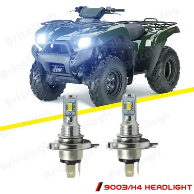 $16.58 • Buy H4 For Kawasaki Brute Force Prairie Headlight Led Light Bulbs High Power 6000k