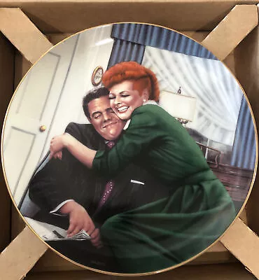  The Big Squeeze  I Love Lucy Plate 1989 Hamiton Collection By Jim Kritz #1115D • $20