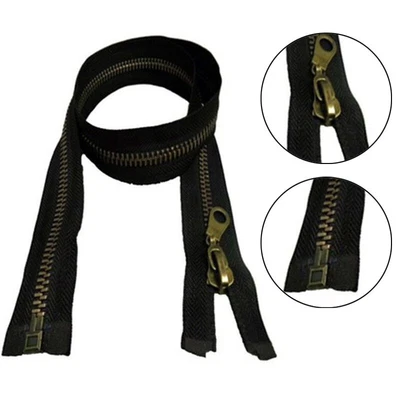 £5.92 • Buy 27 INCH 70 Cm Black Metal-Zip, Zippe Medium Weight For Dress Sewing Cushions