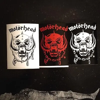 Motorhead 4 X 3  Waterproof Vinyl Sticker Decal [💪 HQ Durability!] Lemmy Metal • $5.16