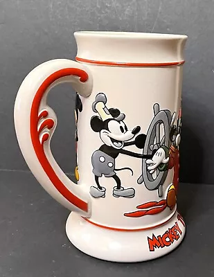 Disney Mickey Mouse Through The Years Beer Stein Coffee/ Tea Mug 90s Vintage  • $10.93