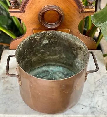 Large Antique French Copper Pot • $220