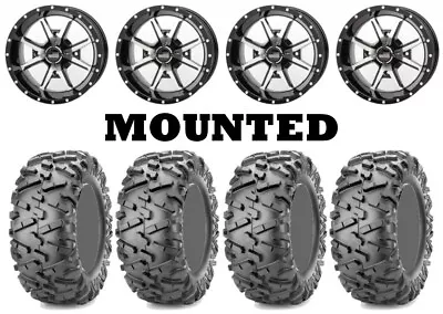 Kit 4 Maxxis Bighorn 2.0 Tires 25x8-12/25x10-12 On Frontline 556 Machined 1KXP • $1310.12