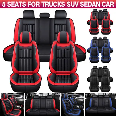 $91.15 • Buy Eulto Seat Cover 5-Seat Front & Rear Full Set Car SUV Truck Cushion Breathable 