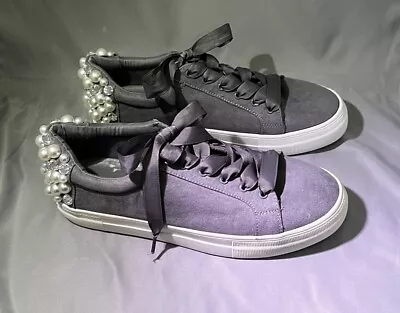 Steve Madden Women’s Grit Grey Platform Sneaker Size 9 • $25