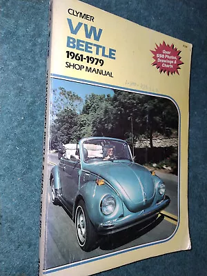 1961-1979 Volkswagen / Beetle / Karmann Ghia Shop Manual / Clymer's Book  • $24.50