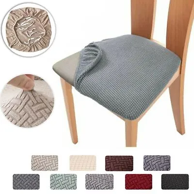 $11.65 • Buy Dining Chair Seat Cushion Slipcovers Protector Seat Covers Chair Cover