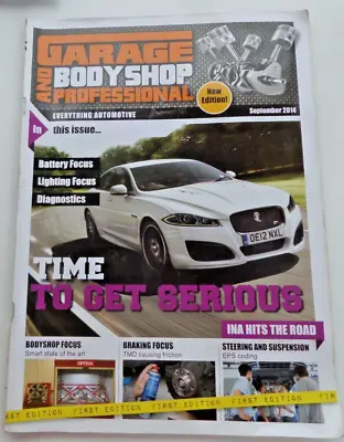 Garage And Body Shop Professional Magazine Sept 2014 Spraying EPS Coding & More • £4.99