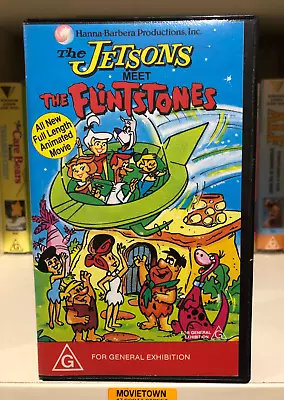 The Jetsons - The Jetsons Meet The Flinstones - Hanna Barbera - Vhs • $29.95