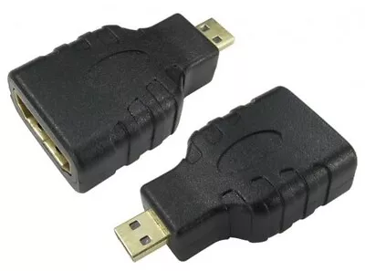 HDMI Micro (D) Plug To HDMI Standard (A) Socket Adapter / Gender Changer • $7.66