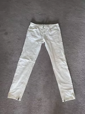 MNML White Pants | Size- 34 | White Denim | Org- $125 • $23.99