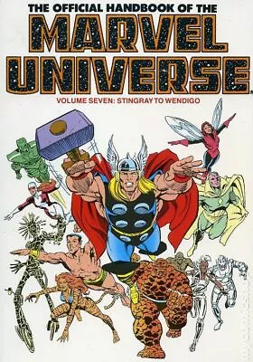 Official Handbook Of The Marvel Universe TPB #7-1ST VF 1987 Stock Image • $23