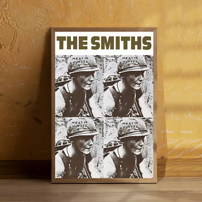 The Smiths Meat Is Murder Album Poster Custom Canvas Print Music Poster • $15.29