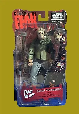 2008 Mezco Toys Cinema Fear Friday 13th Part 3 Jason Voorhees 7” Figure NEW  • $67.87
