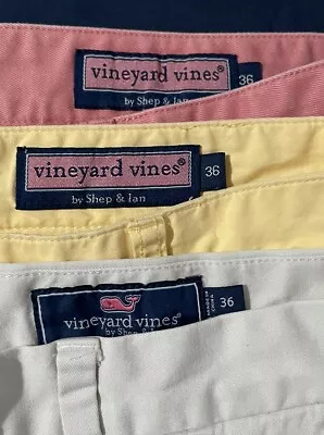 Lot Of 3 - Vineyard Vines Performance Breaker Shorts Men 36 • $19.99