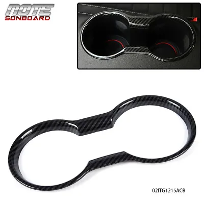 Cup Holder Cover Frame Carbon Fiber Interior Accessories Trim Fit For Mustang • $12.59