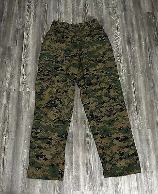 SMALL REGULAR Marine Corps MARPAT Woodland Trouser Pants • $25