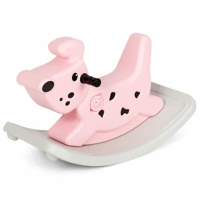 Animal Baby Rocking Horse Kids Ride-on Toy Seat Rocker W/ Music And Handle Grip • £45.95