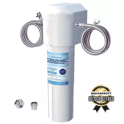 Undersink Water Filter System High Capacity 80K Litres Drinking Water Filtration • £59.99