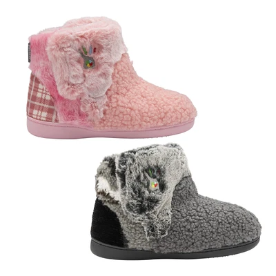 £9.99 • Buy DUNLOP Ladies Womens Mens Memory Foam Hard Sole Outdoor Bootie Slippers Boots