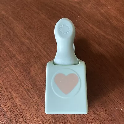 Martha Stewart HEART SHAPE Paper Punch ~ Mint Green~EUC~FREE SHIPPING • $18.99