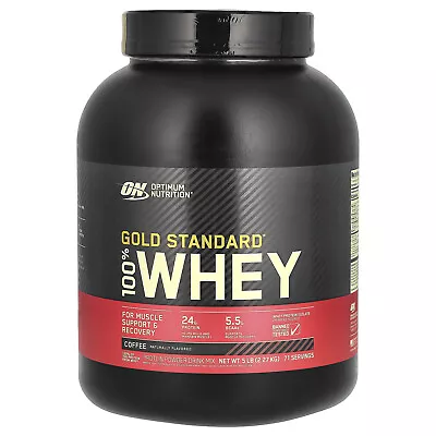 Optimum Nutrition Gold Standard 100 Whey Coffee 5 Lbs 2 27 Kg Informed Choice • $89.63