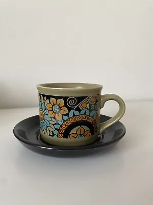 Vintage Retro Sadler England Floral Tea Coffee Cup And Saucer  • £5