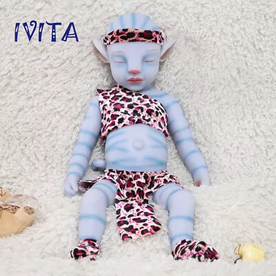 20'' Eyes Closed Sleep Fairy Baby Boy Full Body Silicone Reborn Doll Xmas Gift • $111.30