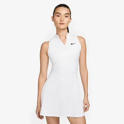 £45 • Buy Nike Court Victory Dri-Fit Tennis Dress, Sz Small, 8-10, DD8730-100, 