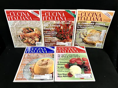 La Cucina Italiana Magazine Lot Of 5 2001-2002 • $34.99