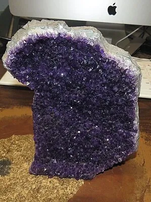 $179.96 • Buy Large Amethyst Crystal Cluster  Geode From Uruguay Cathedral; 