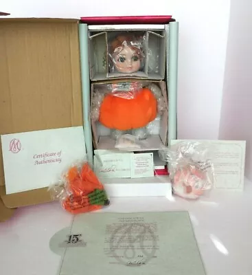 New Nrfb Marie Osmond Adora Pumpkin Belle Halloween Porcelain Doll • $134.95