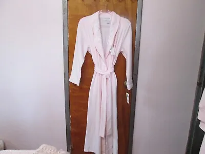Miss Elaine At Home Long Pink Robe - Size S - New With Tags • $20