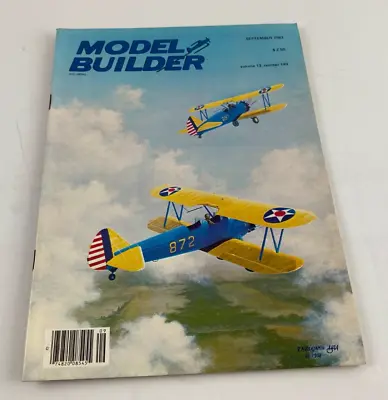 Model Builder Magazine September 1983 Vol 13 No 140 RC Aircraft Articles • $6.65