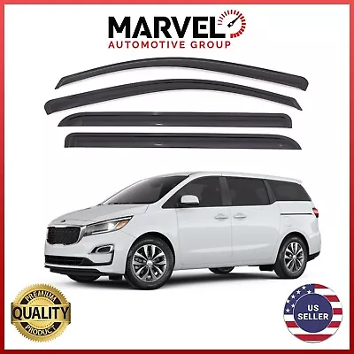 Smoke Window Sun Vent Visor Rain Guards Deflectors For Kia Sedona Carnival 21-24 • $28