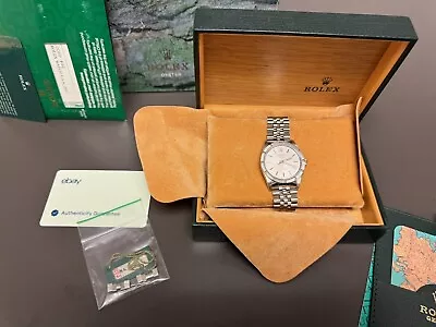 Vintage Rolex Air King Ref 14010 Jubilee( Box Paper And Rolex Service Card) • $3000