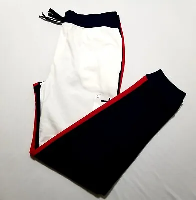 $30 • Buy NWT Men's Tommy Hilfiger French Terry Jogger Tapered Pants Loungewear