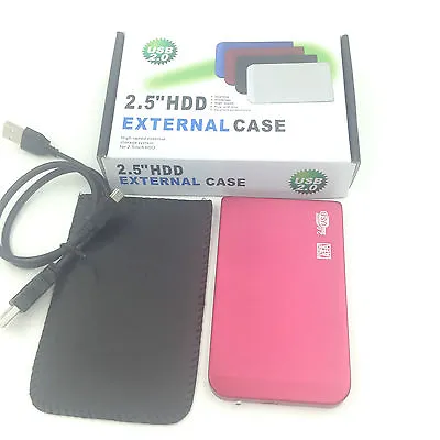 £46.66 • Buy New 1TB 1000 GB External Portable 2.5  USB 2.0 Hard Drive HDD POCKET SIZE Pink