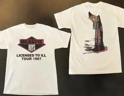 Vintage 1987 Beastie Boys Licensed To Ill Tour T-Shirt Vintage 80s Beastie Boys • $17.95