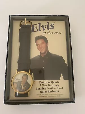 Vintage Elvis Collectable Watch By Valdawn 1994 With Box And Paper Work • $8