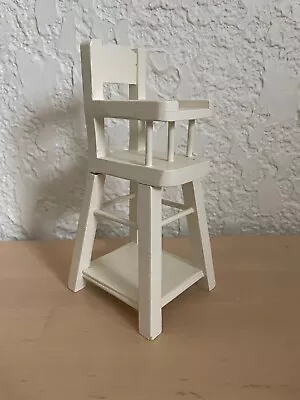 🔥 Maileg® Mouse Micro Wooden High Chair White • $14.95