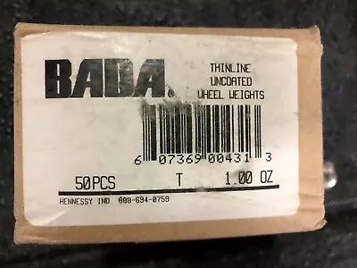 WHEEL WEIGHTS STEEL Clip On RIMS 1.00 Oz 50 Pc Box BADA T-100 FREE SHIPPING USA! • $22