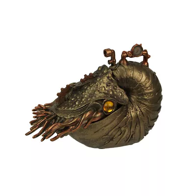 Bronze Copper Finished Steampunk Nautilus Sea Monster Fantasy Tabletop Statue • $32.54