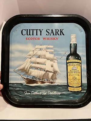 Vintage Cutty Sark Scotch Whisky Tray Advertisement Tray • $25