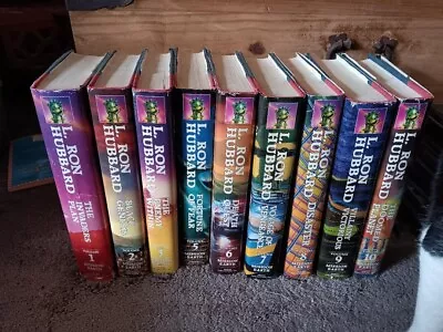 MISSION EARTH SERIES Set Volume 1 2 3 5 6 7 8 9 10 Hardcover Books L Ron Hubbard • $49.89